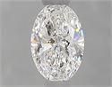 Diamante Natural 0.50 quilates, Ovalado , Color E, claridad VS2 y certificado GIA