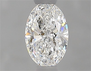 Foto Diamante Natural 0.50 quilates, Ovalado , Color E, claridad VS2 y certificado GIA de