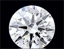 Del inventario de diamantes de laboratorio, 2.10 quilates, Redondo , Color D, claridad VVS2 y certificado IGI