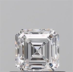 Picture of Natural Diamond 0.52 Carats, Asscher with  Cut, E Color, VVS2 Clarity and Certified by GIA
