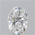 Natural Diamond 1.20 Carats, Oval with  Cut, E Color, VS2 Clarity and Certified by GIA
