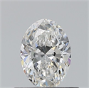 Natural Diamond 0.50 Carats, Oval with  Cut, E Color, VS1 Clarity and Certified by GIA