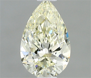 Picture of Natural Diamond 0.51 Carats, Pear with  Cut, K Color, IF Clarity and Certified by IGI