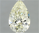 Natural Diamond 0.51 Carats, Pear with  Cut, K Color, IF Clarity and Certified by IGI
