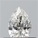 Natural Diamond 0.24 Carats, Pear with  Cut, H Color, VVS1 Clarity and Certified by GIA