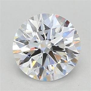 Picture of Lab Grown Diamond 1.53 Carats, Round with Excellent Cut, D Color, IF Clarity and Certified by GIA