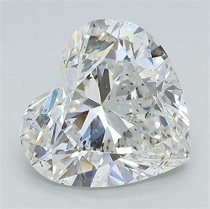 Picture of Natural Diamond 4.50 Carats, Heart with  Cut, G Color, SI2 Clarity and Certified by GIA