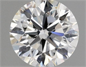 Natural Diamond 0.70 Carats, Round with Very Good Cut, H Color, VS1 Clarity and Certified by GIA