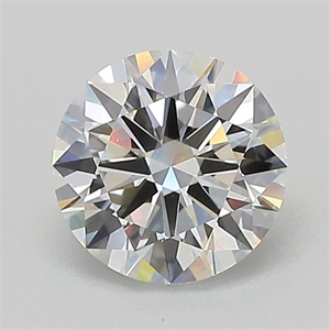 Picture of Lab Grown Diamond 1.04 Carats, Round with Ideal Cut, D Color, VS1 Clarity and Certified by IGI