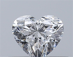 Picture of Natural Diamond 0.30 Carats, Heart with  Cut, E Color, VVS1 Clarity and Certified by GIA