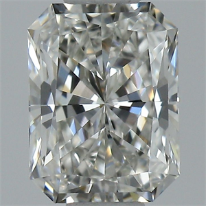 Picture of Natural Diamond 0.51 Carats, Radiant with  Cut, G Color, VVS1 Clarity and Certified by GIA