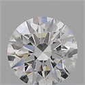 Natural Diamond 0.72 Carats, Round with Excellent Cut, E Color, VVS2 Clarity and Certified by GIA