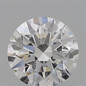Picture of Natural Diamond 0.72 Carats, Round with Excellent Cut, E Color, VVS2 Clarity and Certified by GIA