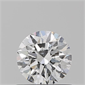 Natural Diamond 0.71 Carats, Round with Excellent Cut, E Color, SI1 Clarity and Certified by GIA