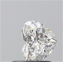 Natural Diamond 0.61 Carats, Heart with  Cut, D Color, SI2 Clarity and Certified by GIA