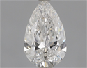 Diamante Natural 0.53 quilates, De pera , Color F, claridad I1 y certificado GIA