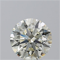 Natural Diamond 3.31 Carats, Round with Excellent Cut, M Color, SI1 Clarity and Certified by GIA