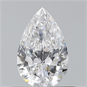 Natural Diamond 0.50 Carats, Pear with  Cut, D Color, VS1 Clarity and Certified by GIA