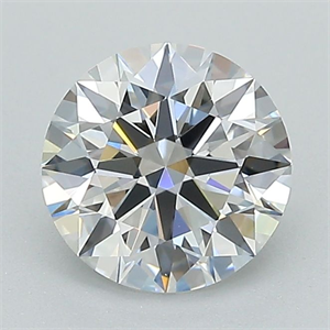 Picture of Lab Grown Diamond 1.33 Carats, Round with Ideal Cut, D Color, VS1 Clarity and Certified by IGI