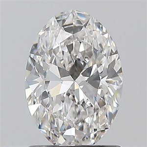 Picture of Natural Diamond 1.01 Carats, Oval with  Cut, G Color, VS1 Clarity and Certified by GIA