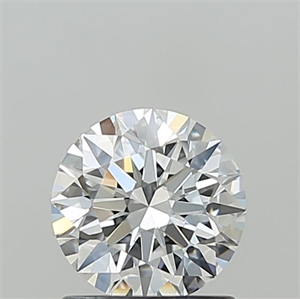 Picture of Lab Grown Diamond 1.10 Carats, Round with Ideal Cut, D Color, VVS2 Clarity and Certified by IGI