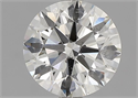 Natural Diamond 1.34 Carats, Round with Excellent Cut, K Color, VS2 Clarity and Certified by GIA