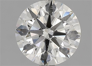 Picture of Natural Diamond 1.34 Carats, Round with Excellent Cut, K Color, VS2 Clarity and Certified by GIA