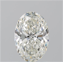 Natural Diamond 1.50 Carats, Oval with  Cut, J Color, VS1 Clarity and Certified by GIA