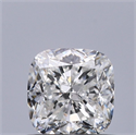 Natural Diamond 0.70 Carats, Cushion with  Cut, G Color, VS1 Clarity and Certified by GIA