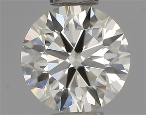 Picture of Natural Diamond 0.43 Carats, Round with Excellent Cut, J Color, VS1 Clarity and Certified by IGI