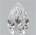 Diamante Natural 0.70 quilates, De pera , Color F, claridad VVS1 y certificado GIA