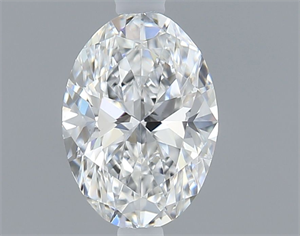 Picture of Natural Diamond 0.40 Carats, Oval with  Cut, E Color, VS2 Clarity and Certified by GIA