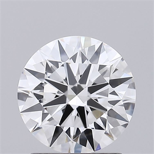 Picture of Lab Grown Diamond 1.27 Carats, Round with Ideal Cut, D Color, VVS1 Clarity and Certified by IGI