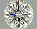 Natural Diamond 0.74 Carats, Round with Excellent Cut, K Color, SI2 Clarity and Certified by GIA
