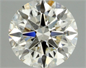 Natural Diamond 0.74 Carats, Round with Excellent Cut, K Color, SI2 Clarity and Certified by GIA