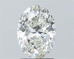Picture of Natural Diamond 1.51 Carats, Oval with  Cut, I Color, SI1 Clarity and Certified by GIA