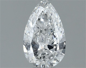 Picture of Natural Diamond 0.50 Carats, Pear with  Cut, F Color, I1 Clarity and Certified by GIA