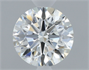 Natural Diamond 0.53 Carats, Round with Excellent Cut, H Color, VS1 Clarity and Certified by GIA