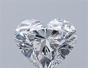 Picture of Natural Diamond 0.50 Carats, Heart with  Cut, E Color, VS2 Clarity and Certified by GIA