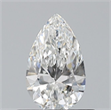Diamante Natural 0.50 quilates, De pera , Color F, claridad VVS1 y certificado GIA