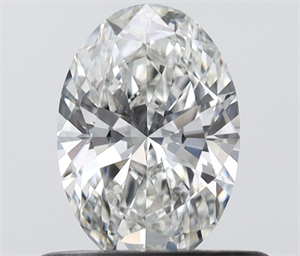 Foto Diamante Natural 0.51 quilates, Ovalado , Color H, claridad VS1 y certificado GIA de
