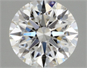 Natural Diamond 0.43 Carats, Round with Excellent Cut, F Color, VS1 Clarity and Certified by GIA