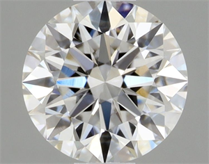 Picture of Natural Diamond 0.43 Carats, Round with Excellent Cut, F Color, VS1 Clarity and Certified by GIA