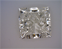 Natural Diamond 1.20 Carats, Princess with  Cut, I Color, SI2 Clarity and Certified by GIA