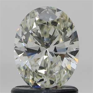 Foto Diamante Natural 1.01 quilates, Ovalado , Color K, claridad SI2 y certificado GIA de