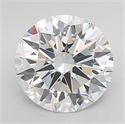 Lab Grown Diamond 4.65 Carats, Round with Excellent Cut, E Color, IF Clarity and Certified by IGI