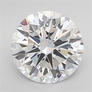 Picture of Lab Grown Diamond 4.65 Carats, Round with Excellent Cut, E Color, IF Clarity and Certified by IGI