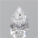 Natural Diamond 0.50 Carats, Pear with  Cut, D Color, VS1 Clarity and Certified by GIA