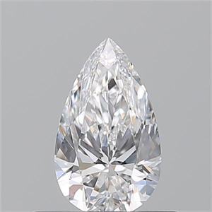 Picture of Natural Diamond 0.50 Carats, Pear with  Cut, D Color, VS1 Clarity and Certified by GIA