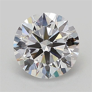 Picture of Lab Grown Diamond 1.05 Carats, Round with Ideal Cut, D Color, VVS2 Clarity and Certified by IGI